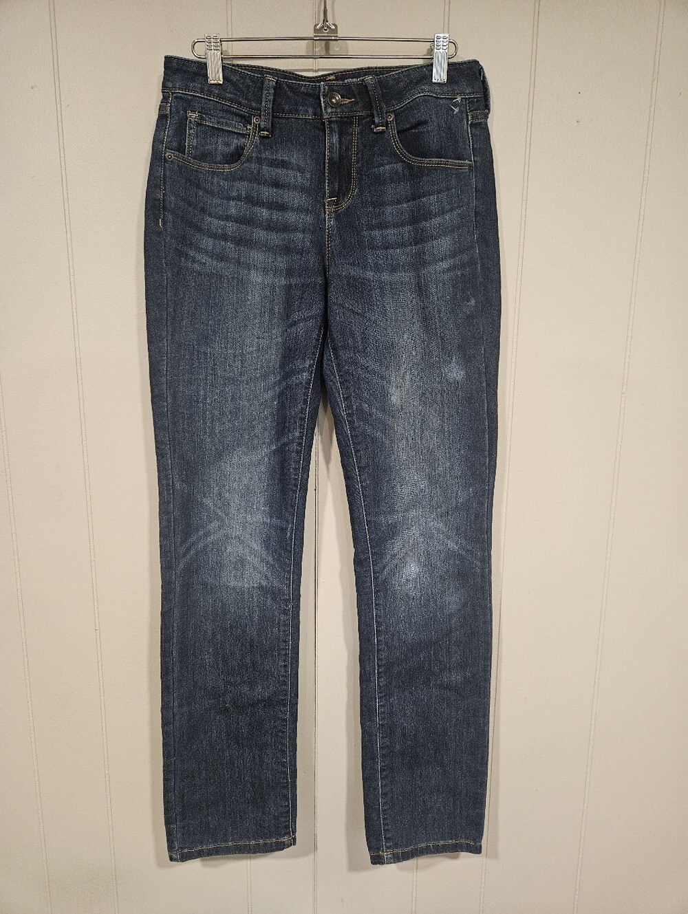 SONOMA LIFE+STYLE Women's Size 4 Curvy Straight Mid Rise Blue Jeans Denim 29x32